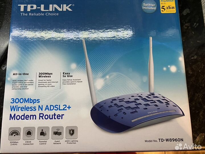 300Mbps Wireless N adsl2+Modem Router