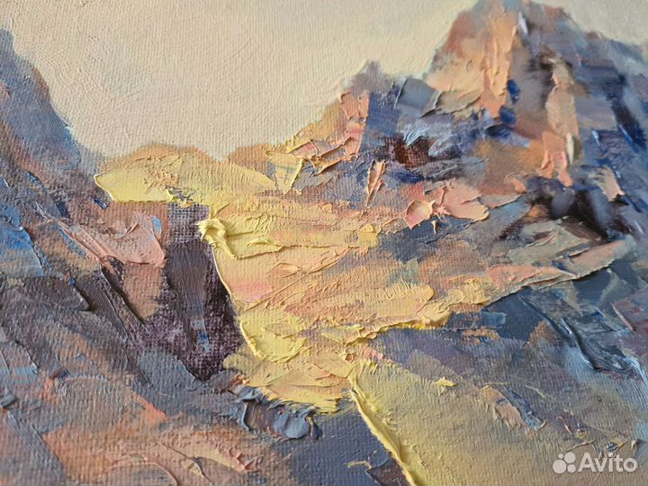 Картина маслом Бзыбское ущелье, 2013 год