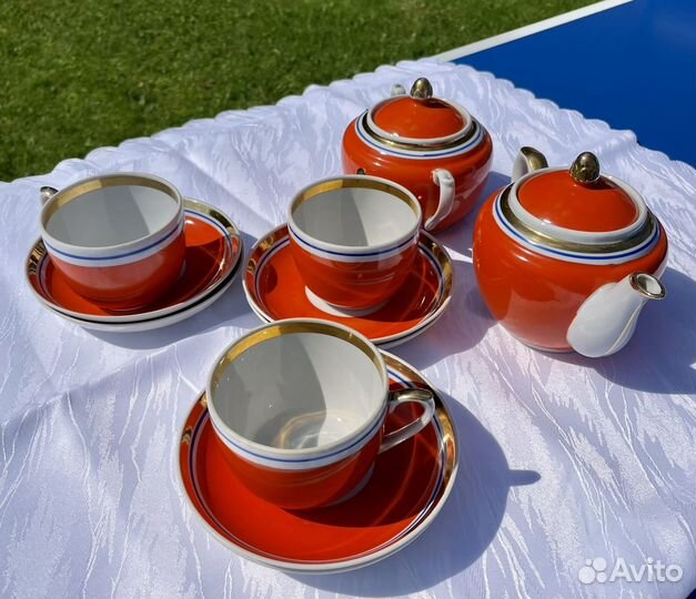 Чайный сервиз Эклектика Вербилки 60-е г. СССР