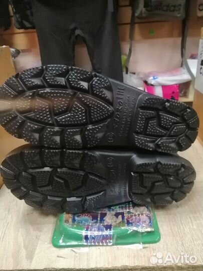 Резиновые сапоги на меху