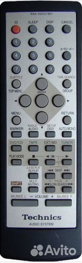 Пульт аналог Technics RAK-HDA37WH