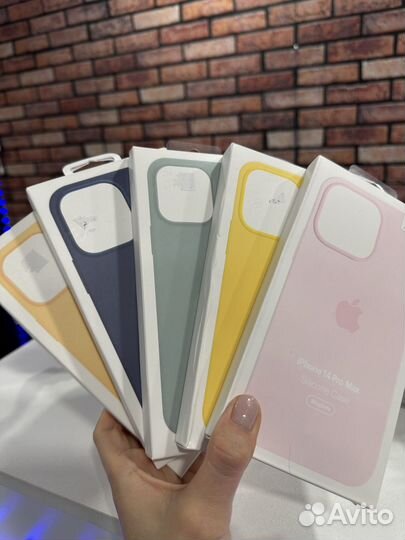 Чехлы Silicone case от 13 mini до 14Pro Max