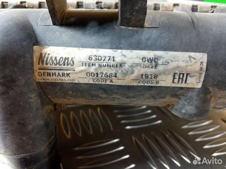 Радиатор основной Opel Vectra B