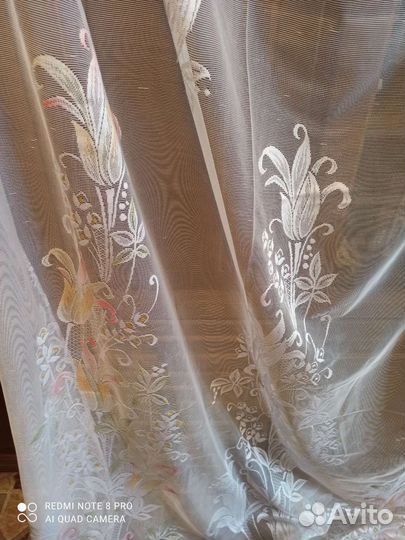 Шторы тюль бу