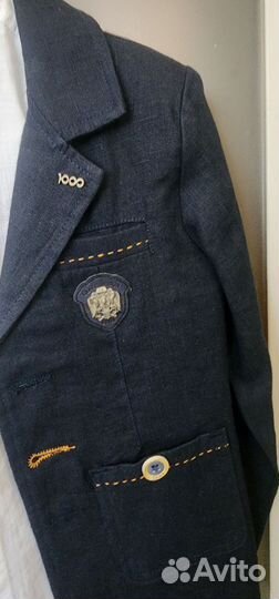 Костюм тройка лен