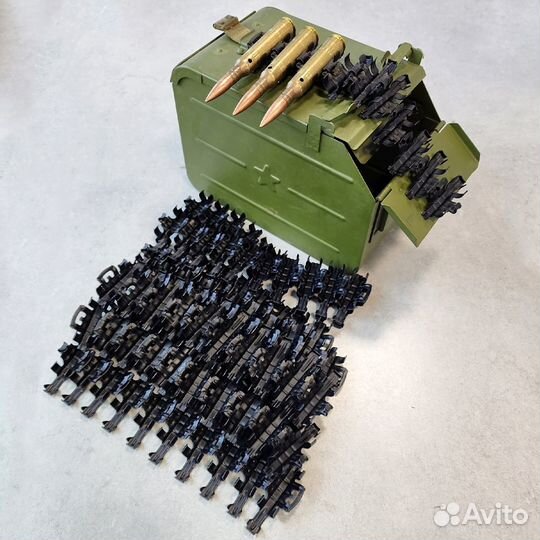 Короб дшк с пулеметной лентой на 90 звеньев 12,7мм