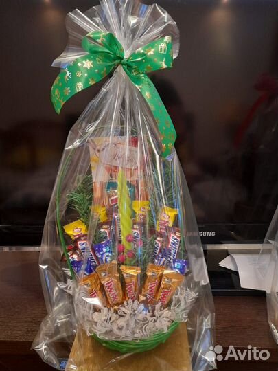 Букеты из конфет на Новый Год