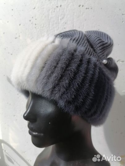 Шапка из меха норки