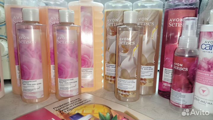 Гель для душа, шампунь, пена для ванн Avon