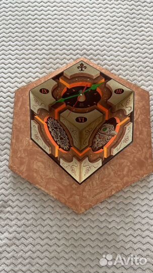 Авторские 3D часы иллюзия