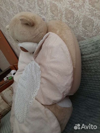 Подушка-позиционер, надувной медведь