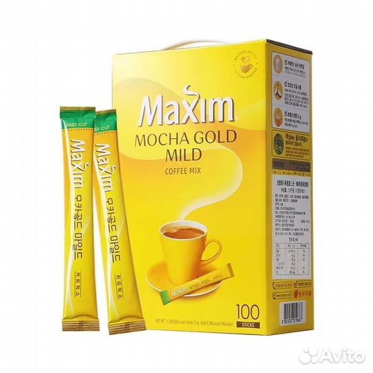Корейский кофе Maxim Mocha Gold Mild