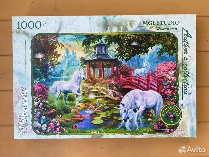 Пазлы 1000 деталей котята, единороги