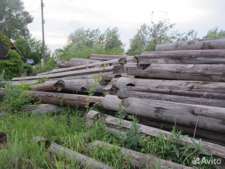 Срубы бревна
