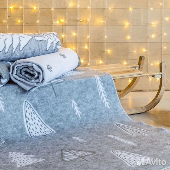 Одеяло детское байковое 140*100