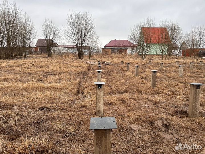 Фундамент на сваях/ жб сваи