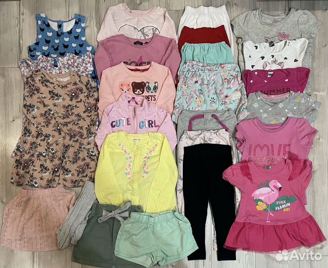 Детская одежда вещи пакетом на девочку