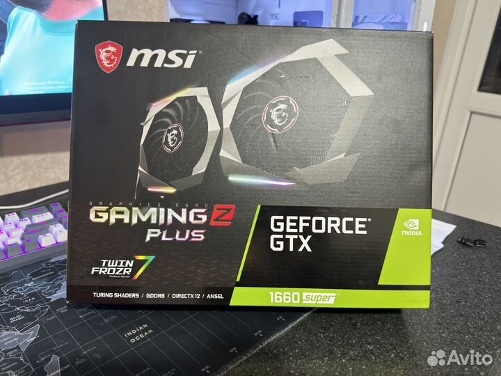 Видеокарта gtx 1660 super 6gb Msi gaming Z plus