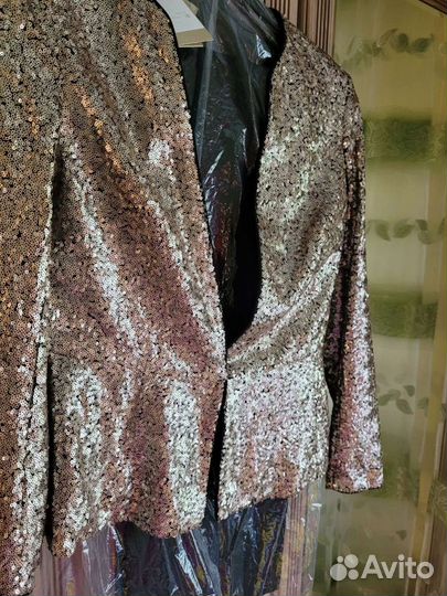 Золотой жакет из пайеток DevorebyNinaAlexeyeva