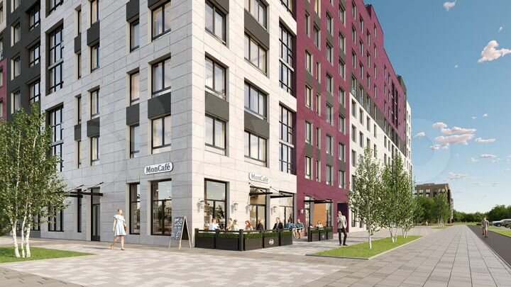 2-к. квартира, 56 м², 9/16 эт.