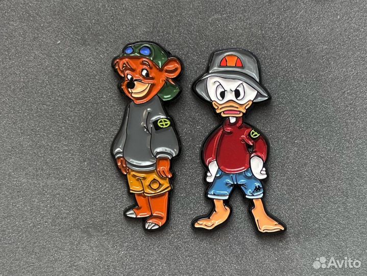 Значки утиные истории-чудеса на виражах