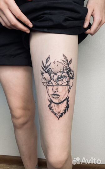 Татуировка в домашней студии