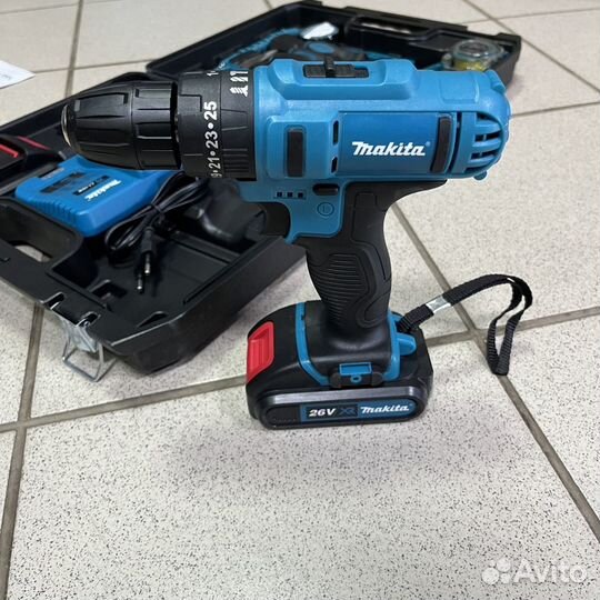 Шуруповерт makita 20v с набором инструментов