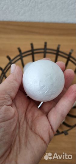 Пенопластовые шары диаметр 5 см