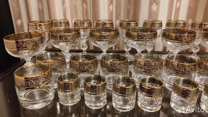 Набор бокалов Чехословакия Богемия