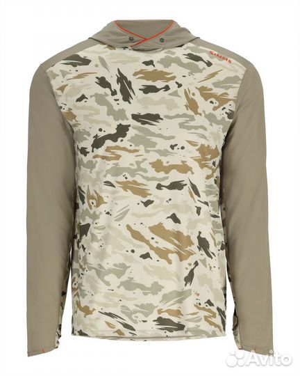 Термофутболка Simms Bugstopper Solarflex Hoody