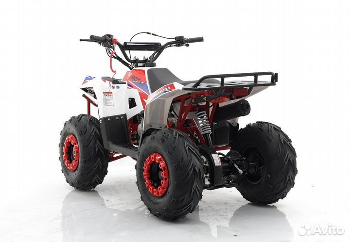 Квадроцикл бензиновый motax grizlik A110 бело-крас