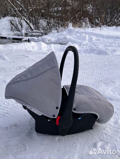 Стильная коляска 3 в 1 Индиго