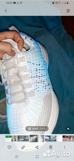 Кроссовки новые текстильные 42 размер