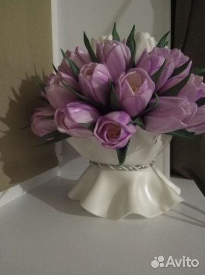 Светильник букет тюльпанов