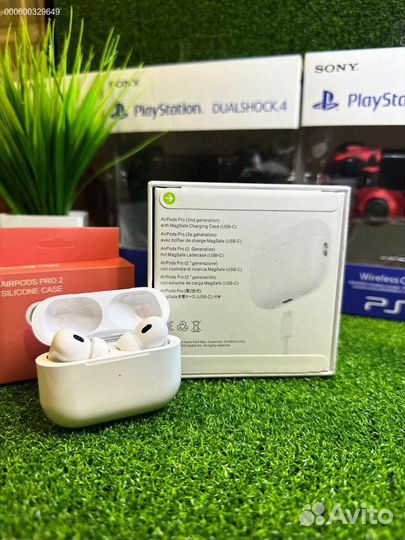 Airpods Pro 2 Gen. с чехлом и гарантией на 12 месяцев