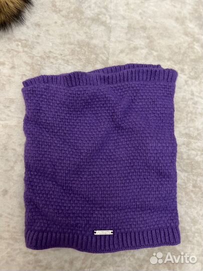 Зимняя шапка и снуд 52-54р