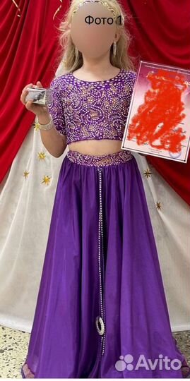 Костюм для восточных танцев детский