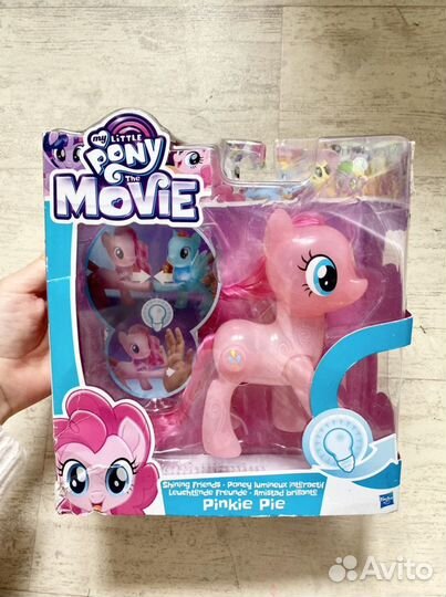 Новая Pinkie Pie My Little Pony мерцающая пони