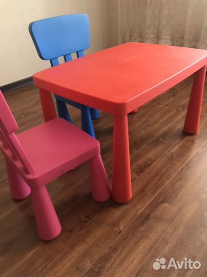Детский Стол и 2 стула IKEA