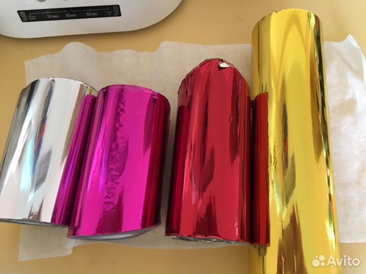 Фольга для дизайна ногтей. Все вместе по одной цен