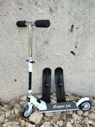 Самокат 2 в 1 лето и зима