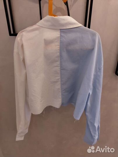 Рубашка белая bershka