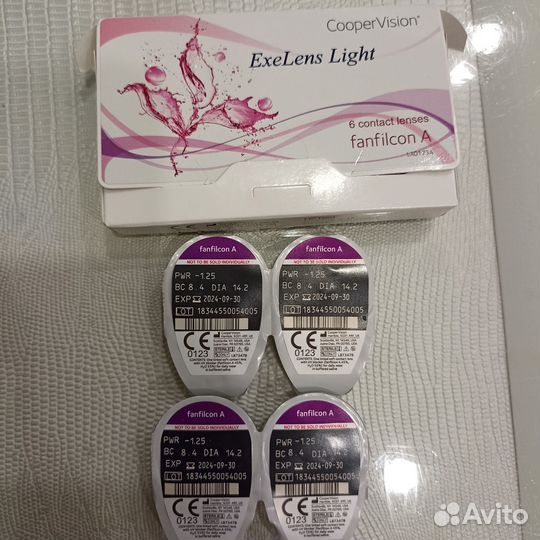 Линзы контактные