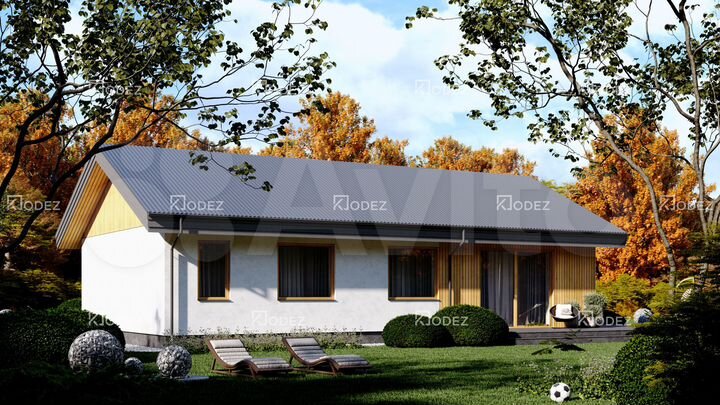 Дом 114,3 м² на участке 10 сот.