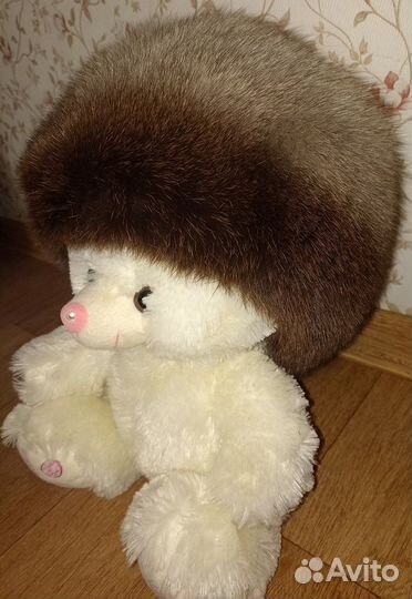 Шапка меховая песец р. 56 3(XL)