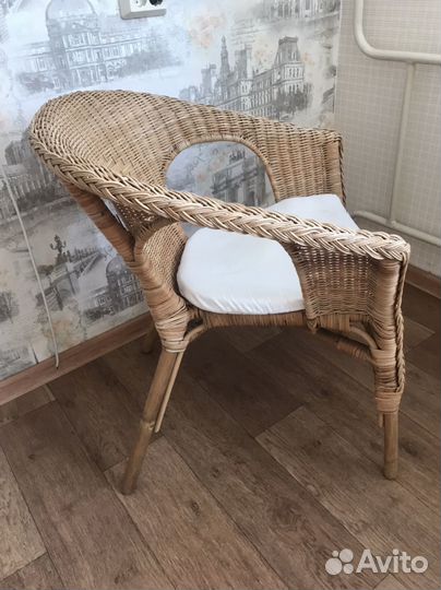 Стул икея плетеный