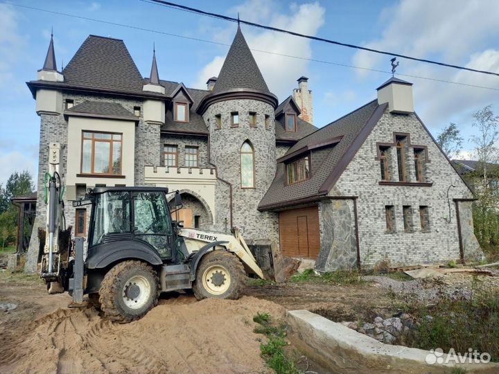 Услуги экскаватора погрузчика