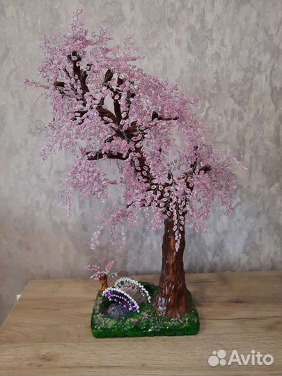 Деревья из бисера