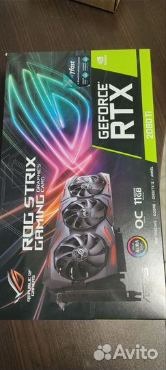 Видеокарт rtx asus rog strix 2080ti