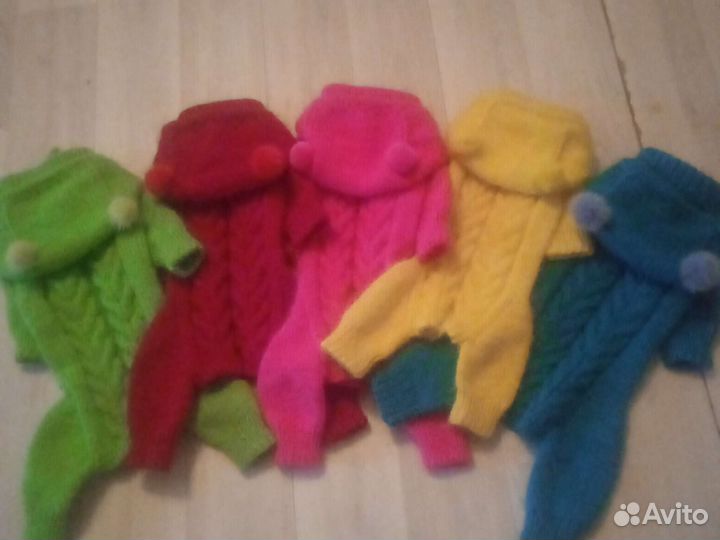 Варежки вязаные